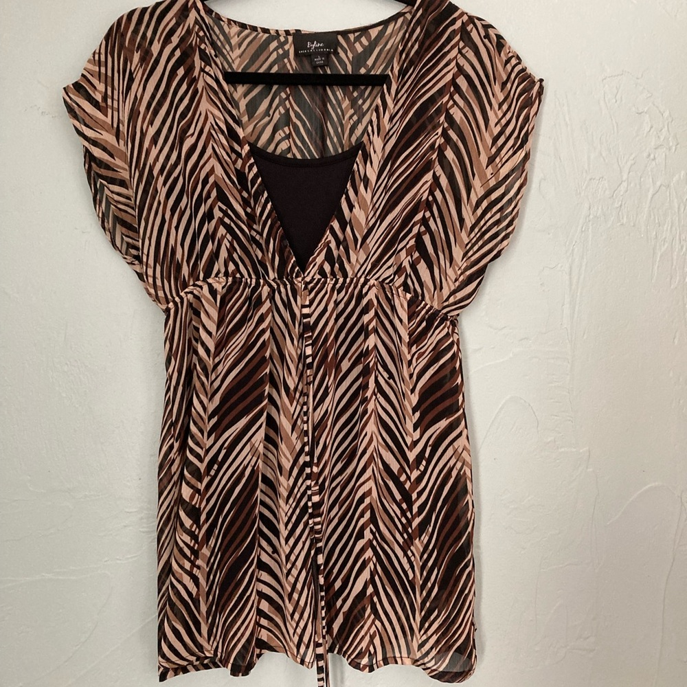 Byline-Sheer Top w/ Tank attached
